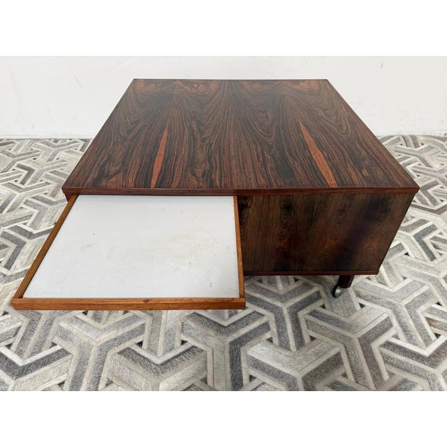 Peter Lovig Nielsen for Dansk Designs Mid Century Brazilian Rosewood Cubus Coffee Table For Sale - Image 9 of 9