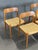 Vintage Chairs Model 75 by Niels Otto Møller for J.L. Møllers, Set of 4, in Flawless conditions. Designed 1960 to 1969 I...