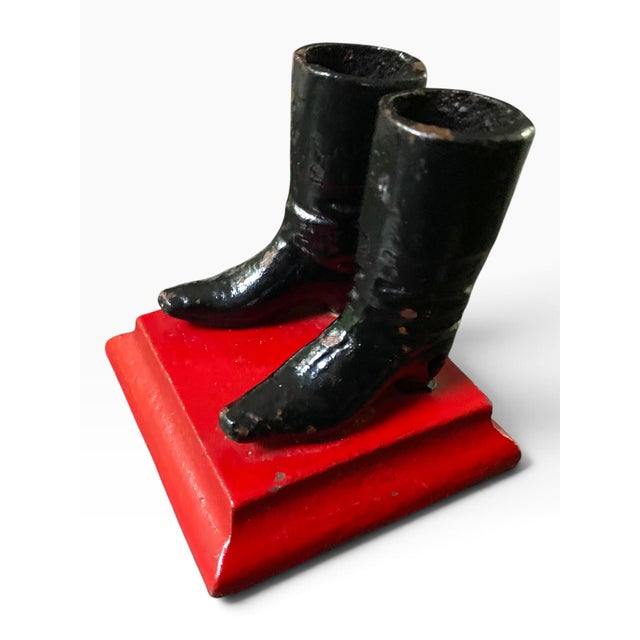 19th Century English Iron Riding Boot Match Strike For Sale - Image 4 of 5