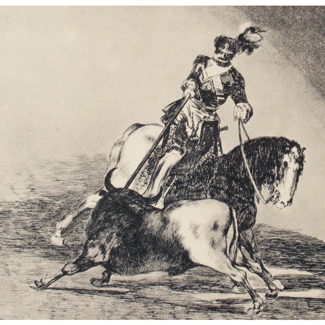 Early 19th Century La Tauromaquia, Plate #10, 1815-1816 For Sale - Image 5 of 10