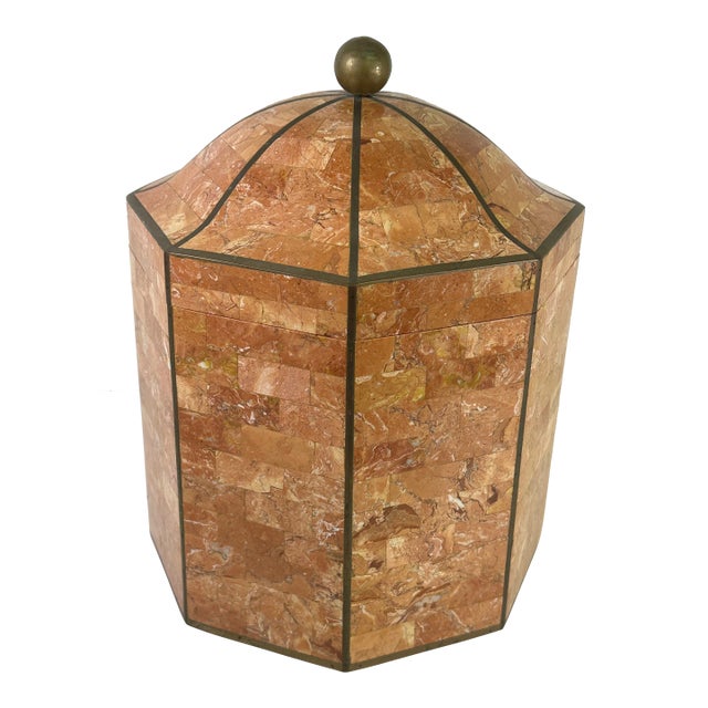 1980s Hollywood Regency Maitland - Smith Style Decorative Box For Sale