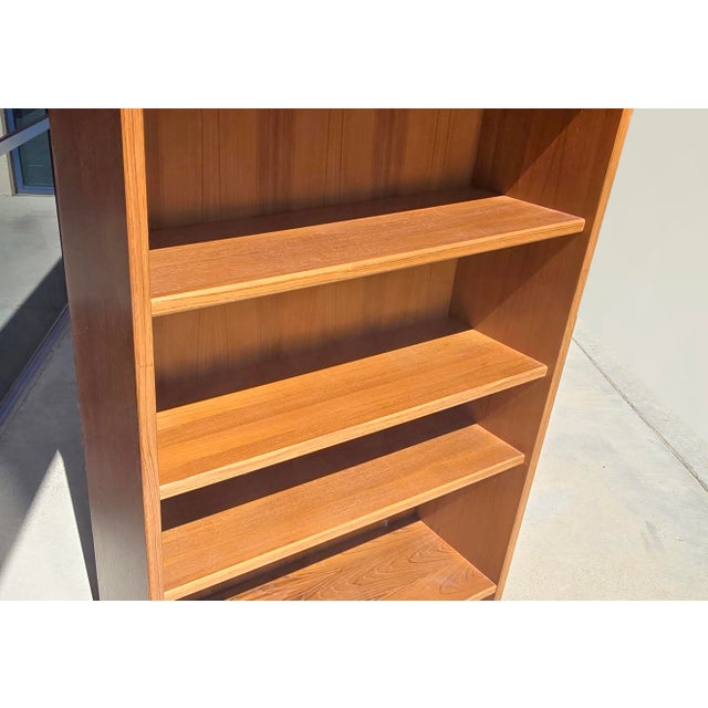 Vintage Danish Mid Century Modern Bookcase Made in Denmark #2 For Sale - Image 9 of 18