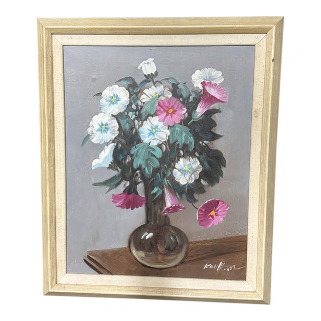 Bouquet of Poppies by artist Vernon Kauffman 1932–2016 For Sale