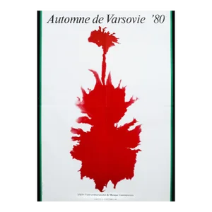 1980 Polish Festival Poster, Automne De Varsovie, XXIVe International Festival of Contemporary Music - Hilscher