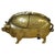 Victorian English Brass Figural Pig Inkwell with Articulated Back Lids, C. 1875 For Sale - Image 4 of 18