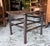 Coffee Antique Plain Leg Thebes Stool For Sale - Image 8 of 9