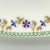 Limoges, France Antique Art Deco Limoges Tressemanes Et Vogt T&v Serving Platter With Handles (Flower Pattern on Border) For Sale - Image 4 of 18