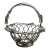 Studio Silversmiths Grape Theme Silver Plate Basket For Sale