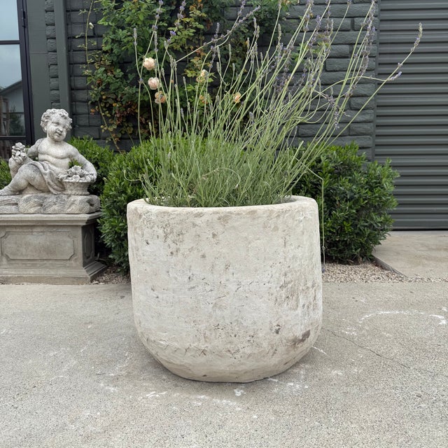 Antique Limestone Trough A one-of-a-kind hand-carved limestone trough naturally textured, lightly weathered finish....