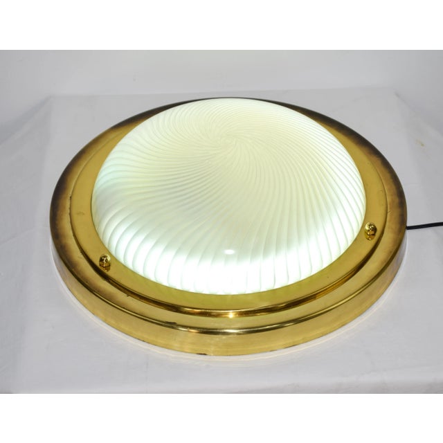 Mid-Century Modern Italian Wall or Ceiling Light, 1970s For Sale - Image 3 of 17