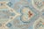Contemporary Hand-Knotted Wool Oushak Style Area Rug in Sky Blue and Ivory For Sale - Image 10 of 12
