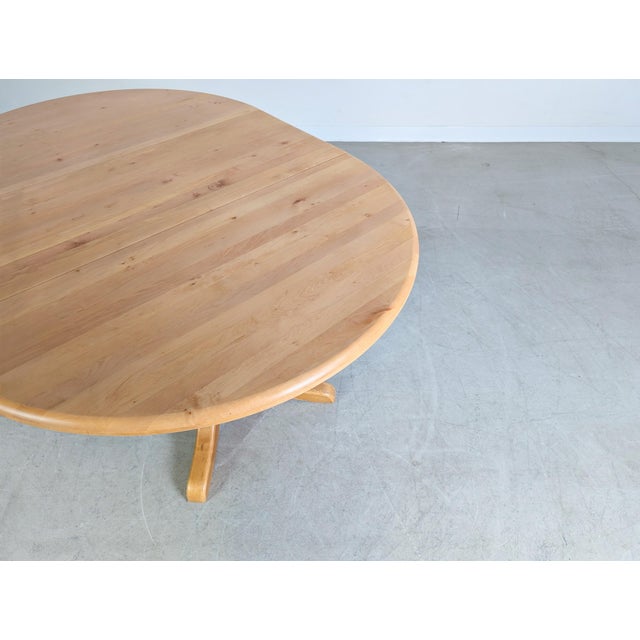 Extendable Beech Dining Table by Rainer Daumiller For Sale - Image 9 of 11