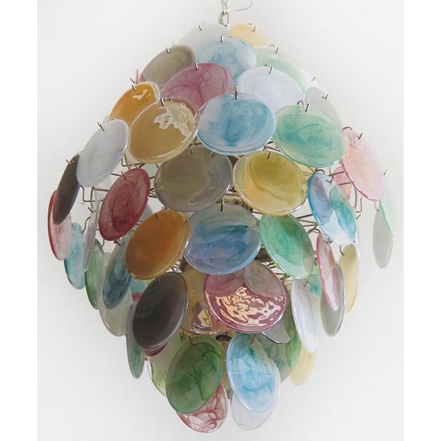 Vintage Italian Murano Chandeliers, 2000s, Set of 2 For Sale - Image 6 of 18