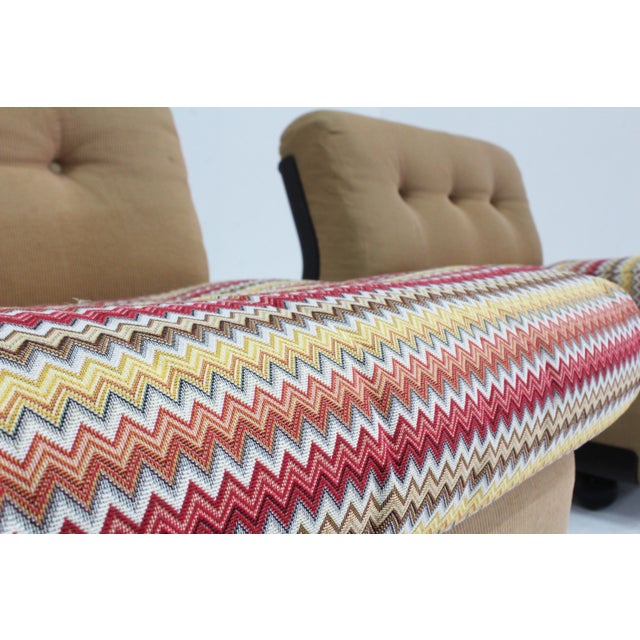 C&B Italia Vintage Amanta Lounge Chairs by Mario Bellini for C&B Italia, 1960s, Set of 2 For Sale - Image 4 of 12