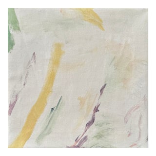 Pastel Abstract Painting 16x16 Inches, Minimalist Wall Art, Neutral Canvas Art, Modern Home Decor, Original Acrylic Painting For Sale