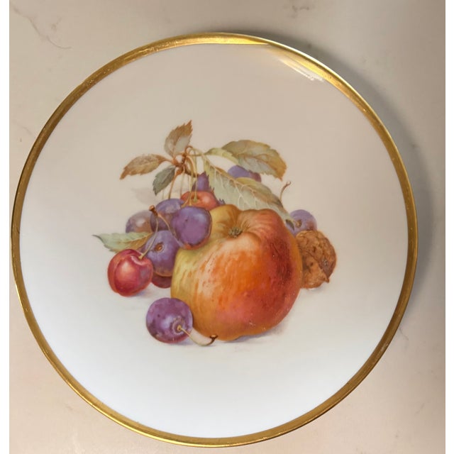 Art Deco Bavarian Gold Rim Fruit Plates-Set of 6 For Sale - Image 3 of 10