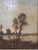 Late 19th Century Antique Dutch 19th C. Sunrise Over Water Landscape, Original Frame, Signed J. Wouters (?) For Sale - Image 5 of 18