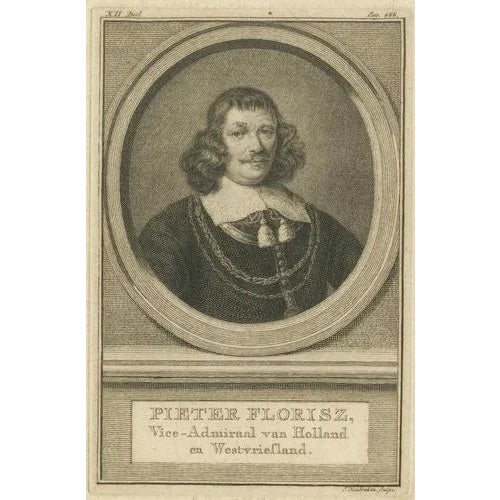 Dutch Naval Portraits, 1700, Paper, Set of 3 For Sale - Image 6 of 10