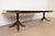 Kindel Furniture Kindel Furniture Georgian Banded Mahogany Double Pedestal Extension Dining Table, Newly Refinished For Sale - Image 4 of 13