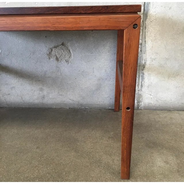 1960s Vintage Rosewood Side Table For Sale - Image 4 of 9