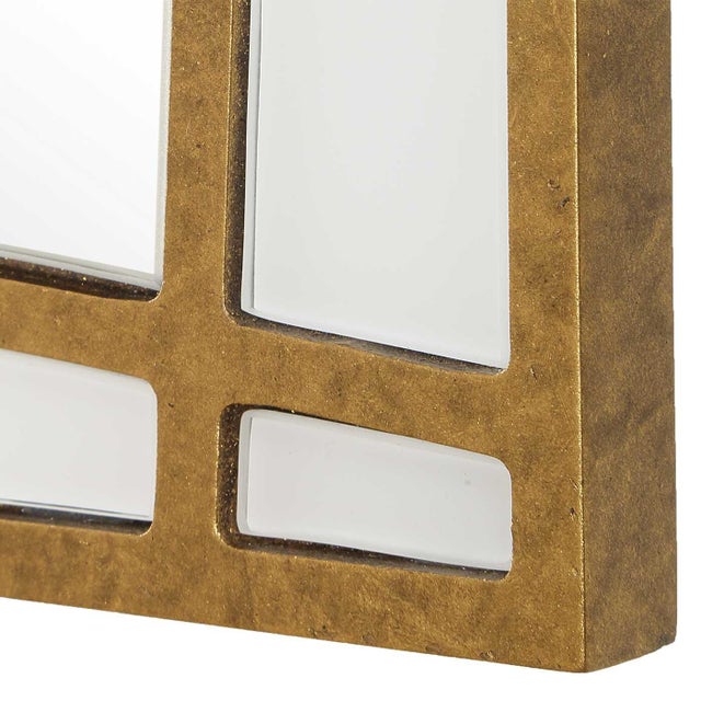 2020s Florence Antique Gold Mirror For Sale - Image 5 of 6