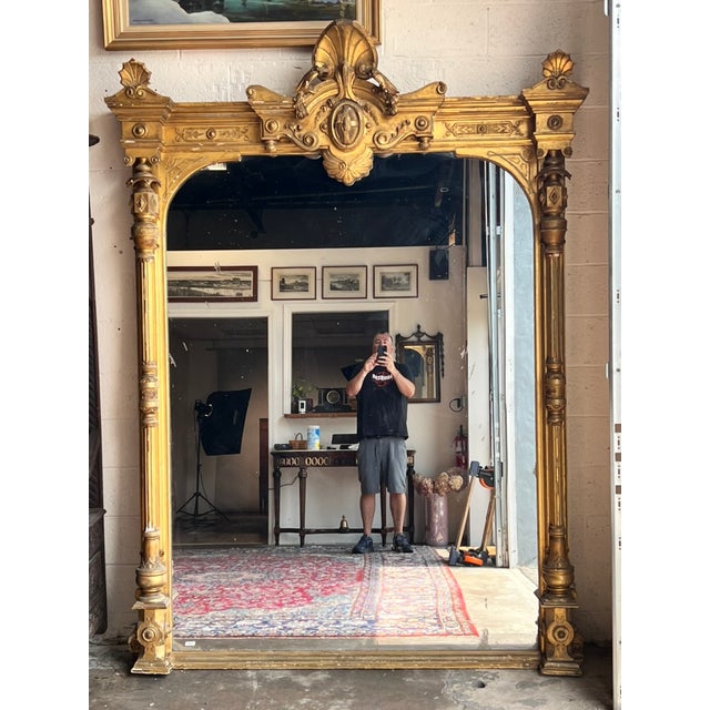Exceptional Monumental Victorian Renaissance Revival Pier Mirror, Circa 1870–1885 For Sale - Image 14 of 14