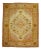 Ivory and Pink Antique Turkish Oushak Rug - 10'3" x 13'4" For Sale