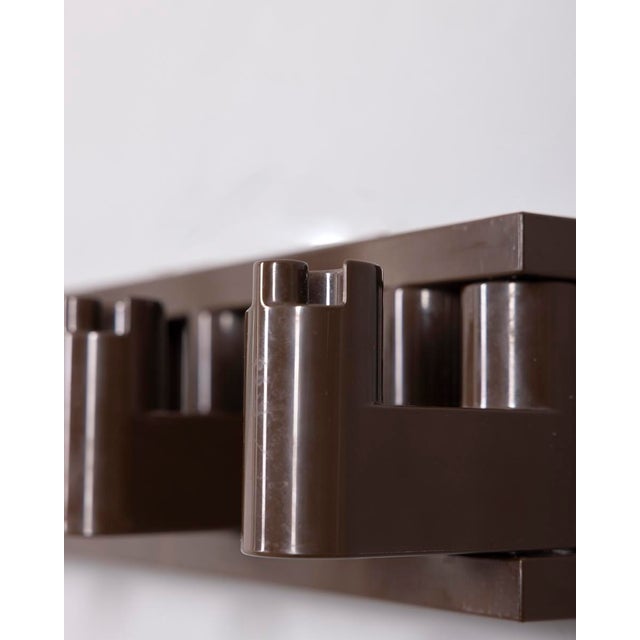 Minivip Wall Coat Rack by Benanti and Brunori for Velca Legano, Italy, 1970s For Sale - Image 6 of 10