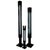 Mid-Century Modern Black Signal Column Floor Lamp Set by Serge Mouille, Set of 3 For Sale - Image 13 of 13