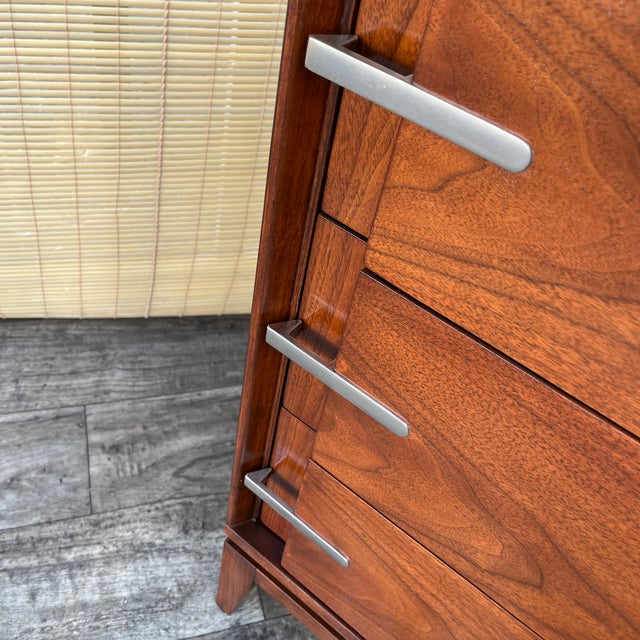 Refinished Mid-Century Modern3 Drawer Dresser by Basic White Furniture Inc. Circa 1960s. For Sale - Image 13 of 18
