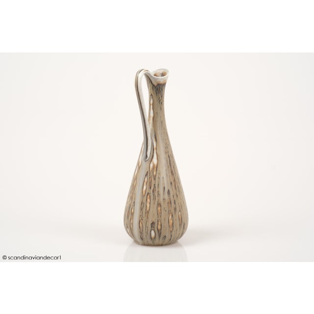 1950s Arl Vase in Experimental Glazed Ceramic by Gunnar Nylund for Rörstrand, 1950s For Sale - Image 5 of 8