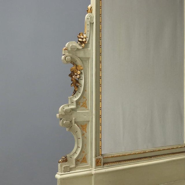 Late 19th Century Neo-Classical Gilded Mirror, Italy For Sale - Image 4 of 11