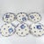 Vintage Semi-Porcelain Dessert Plates from Badonviller, 1920s, Set of 6 For Sale - Image 4 of 11