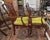 1940s Pair Fine Vintage 1940s Chippendale Arm Chairs in Velvet For Sale - Image 5 of 9
