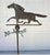 American Exceptional 19th Century American Copper Running Horse Weathervane Original Stand For Sale - Image 3 of 18