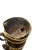 Wood Antique Stave-Built Wooden Flagon / Tankard With Iron Handle – Primitive Folk Art Vessel For Sale - Image 7 of 10