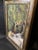 1950s Mid-Century Modern Rustic Deer Woodland Oil Painting With Heavy Impasto – Signed & Framed For Sale - Image 9 of 12