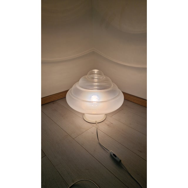 1990s Flower Model Table Lamp in Shaded Murano Glass by Studio IG for ID, 1990s For Sale - Image 5 of 18
