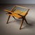 1950s Mid-Century Italian Side Table with Glass Top and Magazine Rack For Sale - Image 10 of 13
