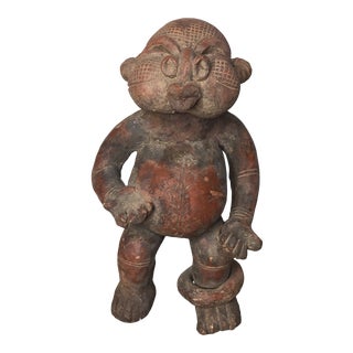 African Terracotta Tikar House God From Cameroon For Sale