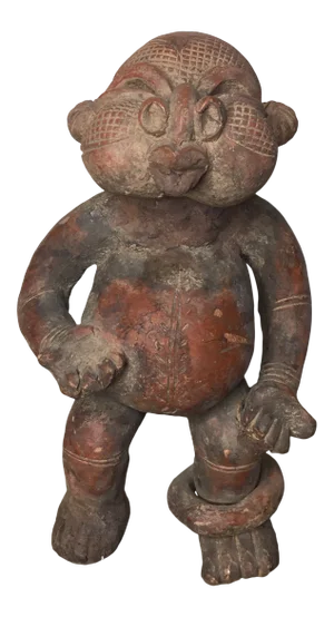African Terracotta Tikar House God From Cameroon