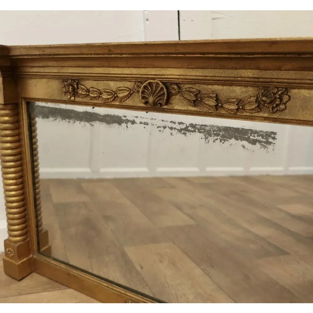Regency Style Gilt Mirror For Sale - Image 5 of 6