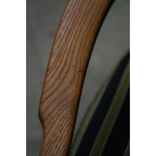 Mid-Century Modern Danish Wingback Lounge Chair in Oak by Viggo Boesen, 1950s For Sale - Image 10 of 18