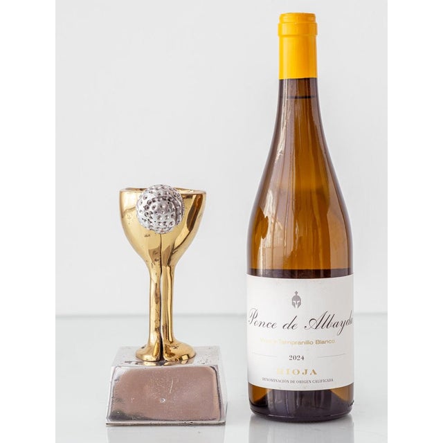 Brutalist Brutalist Brass and Aluminum Golf Trophy Sculpture by David Marshall, Spain, 1970s For Sale - Image 3 of 12