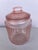 Late 20th Century Vintage Pink Hobnail Glass Jar For Sale - Image 5 of 7