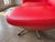 Red Scandinavian Modern High-Back Swivel Lounge Chairs in Leather & Aluminum from UP Závody Rousínov, Czechoslovakia, 1960s, Set of 2 For Sale - Image 8 of 10