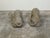 Stone Pair of English 1920s Cast Stone Reclining Lion Sculptures on Conforming Bases For Sale - Image 7 of 10