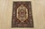 Tribal Heriz Rug 2’1” X 3′ Ivory Wool Traditional Hand-Knotted Oriental Carpet For Sale - Image 3 of 7