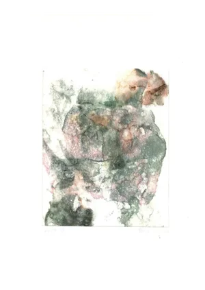 Peter Dischleit, Abstract Composition, 1973, Ink and Watercolor on Paper