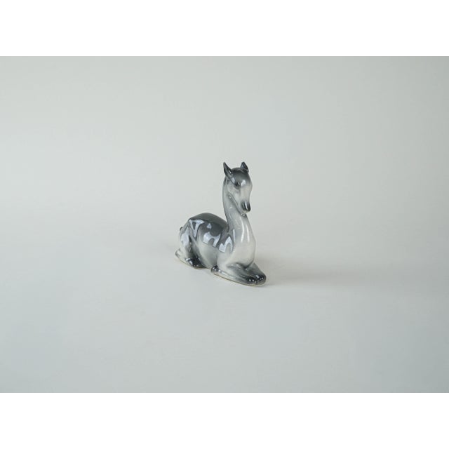 Danish Ceramic Deer Figurine, 1970s For Sale - Image 6 of 12